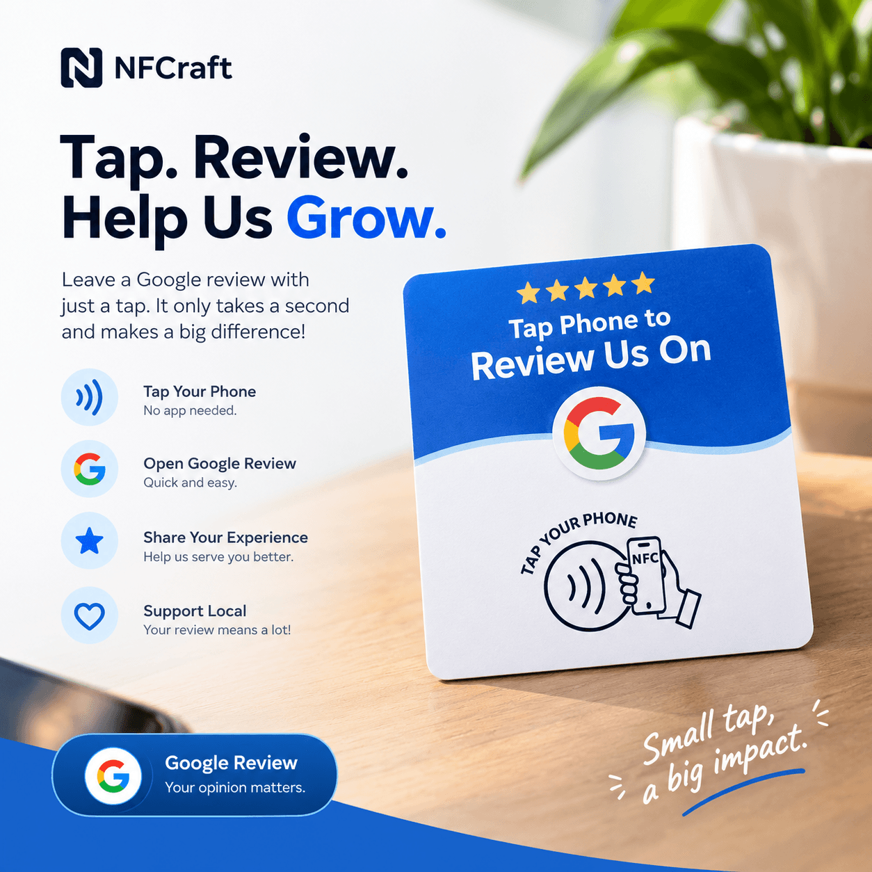 Basic Plan - Google Review NFC Card